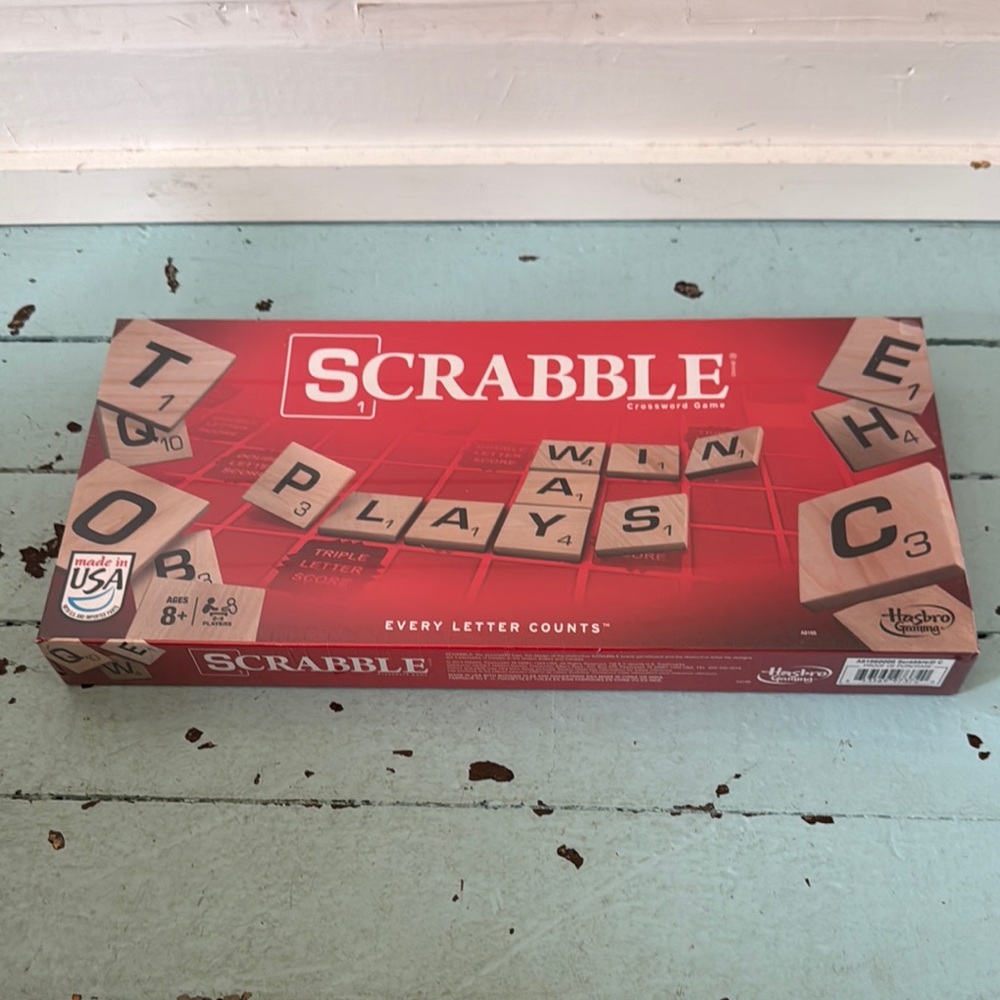 Scrabble Crossword Game Sealed. Made in USA NWT